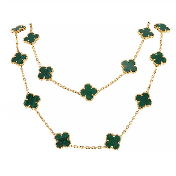 moed parallel Telemacos Van Cleef & Arpels Alhambra Necklace 364888 | Collector Square