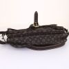 Louis Vuitton Saumur medium model shoulder bag in brown monogram canvas and brown leather - Detail D4 thumbnail