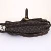 Louis Vuitton Saumur small model shoulder bag in brown monogram canvas and brown leather - Detail D4 thumbnail
