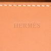 Borsa a spalla Hermès Virevolte in pelle gold e pelle naturale - Detail D3 thumbnail