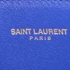 Sac bandoulière Saint Laurent en cuir bleu - Detail D4 thumbnail
