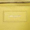 Yves Saint Laurent Chyc medium model handbag in yellow leather - Detail D4 thumbnail