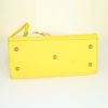 Yves Saint Laurent Chyc medium model handbag in yellow leather - Detail D5 thumbnail