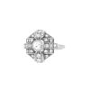 Vintage 1930's ring in platinium and diamonds - 00pp thumbnail