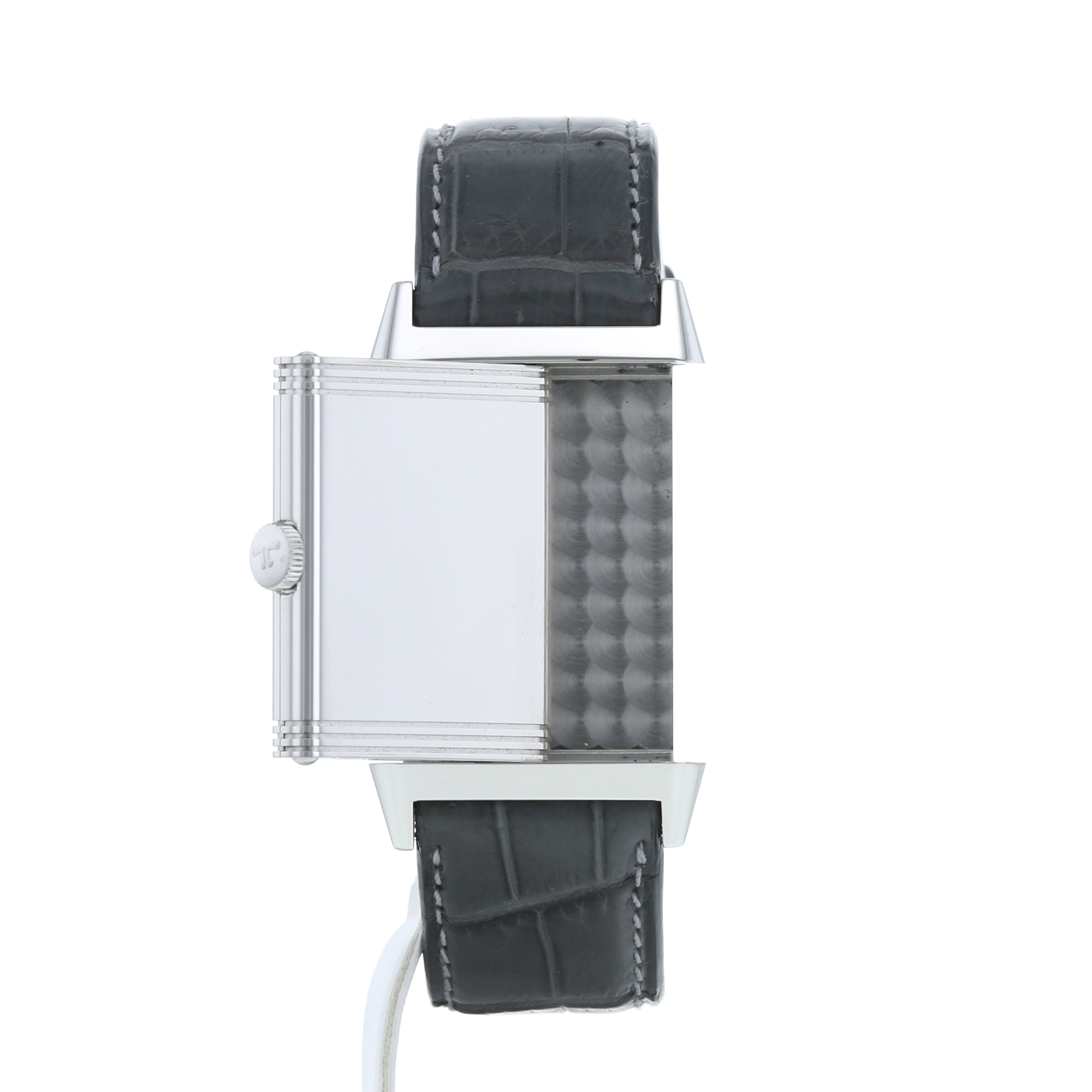 Montre Jaeger-LeCoultre Grande Reverso Ultra Thin en acier Ref :  277.8.62 Vers  2010 - Detail D1