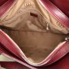 Cartier Marcello bag worn on the shoulder or carried in the hand in burgundy patent leather and burgundy leather - Detail D3 thumbnail