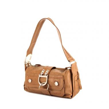 Bolso para llevar al hombro o en la mano Dior Flight en cuero beige
