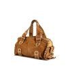 Chloé Silverado handbag in beige clay water snake and beige leather - 00pp thumbnail