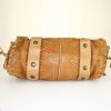 Chloé Silverado handbag in beige clay water snake and beige leather - Detail D4 thumbnail