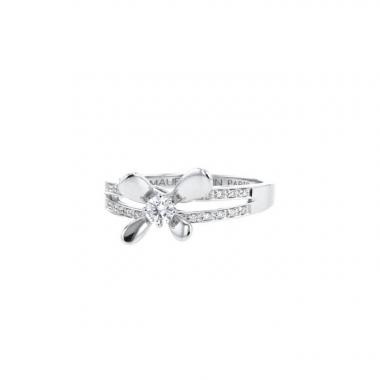 Anello Mauboussin Moi Aimer Toi in oro bianco e diamanti