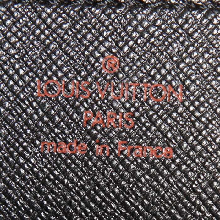 Borsa portadocumenti Louis Vuitton Conseiller in pelle Epi nera - Detail D4