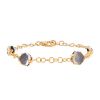 Pomellato Capri bracelet in pink gold,  onyx and rock crystal - 00pp thumbnail