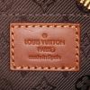 Bolso para llevar al hombro o en la mano Louis Vuitton Onatah en ante Monogram marrón y cuero marrón - Detail D3 thumbnail