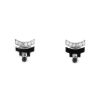 Cartier Le Baiser du Dragon earrings in white gold,  enamel and diamonds and in ruby - 00pp thumbnail