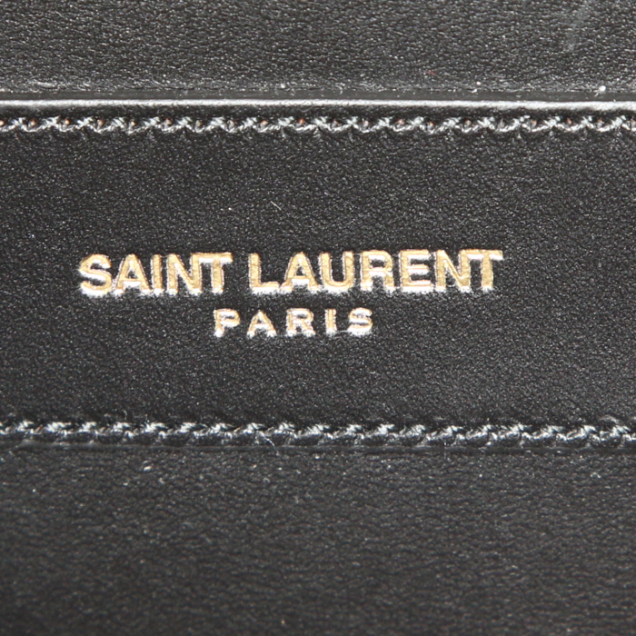 Pochette Saint Laurent Kate in pelle nera - Detail D3