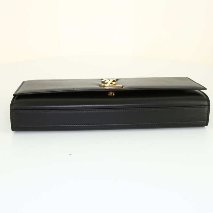 Pochette Saint Laurent Kate in pelle nera - Detail D4