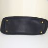 Miu Miu handbag in dark blue leather - Detail D5 thumbnail