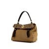 Saint Laurent Muse Two handbag in brown bicolor leather and brown python - 00pp thumbnail