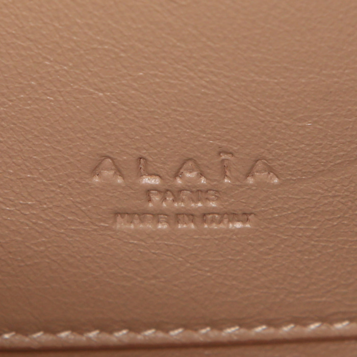 Pochette Alaïa en python mordoré - Detail D3