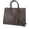 Saint Laurent  Sac de jour handbag  in grey leather - 00pp thumbnail