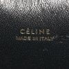 Bolso de mano Celine  Belt mini  en piel de pitón negra y plateada y cuero negro - Detail D4 thumbnail