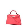Hermes Kelly 20 cm small model handbag in azalea pink epsom leather - 00pp thumbnail