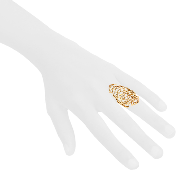 Repossi Maure large model ring in pink gold - Detail D1