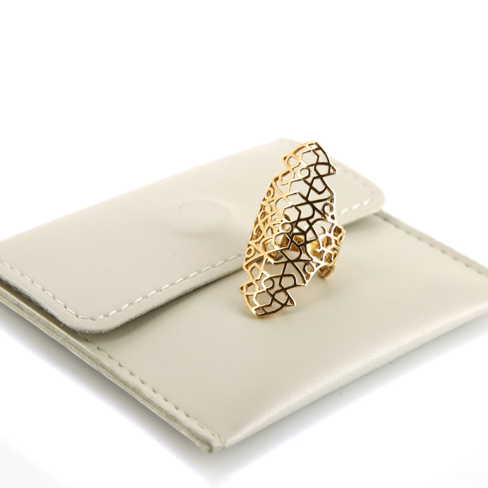 Repossi Maure large model ring in pink gold - Detail D2