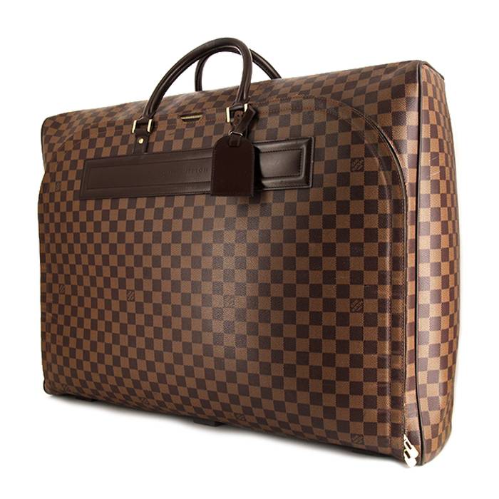 Keepall cloth travel bag Louis Vuitton Black in Cloth  29154286