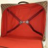 Louis Vuitton Nolita suitcase in ebene damier canvas and brown leather - Detail D3 thumbnail
