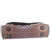 Louis Vuitton Nolita suitcase in ebene damier canvas and brown leather - Detail D5 thumbnail
