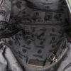 Gucci shoulder bag in brown empreinte monogram leather - Detail D2 thumbnail