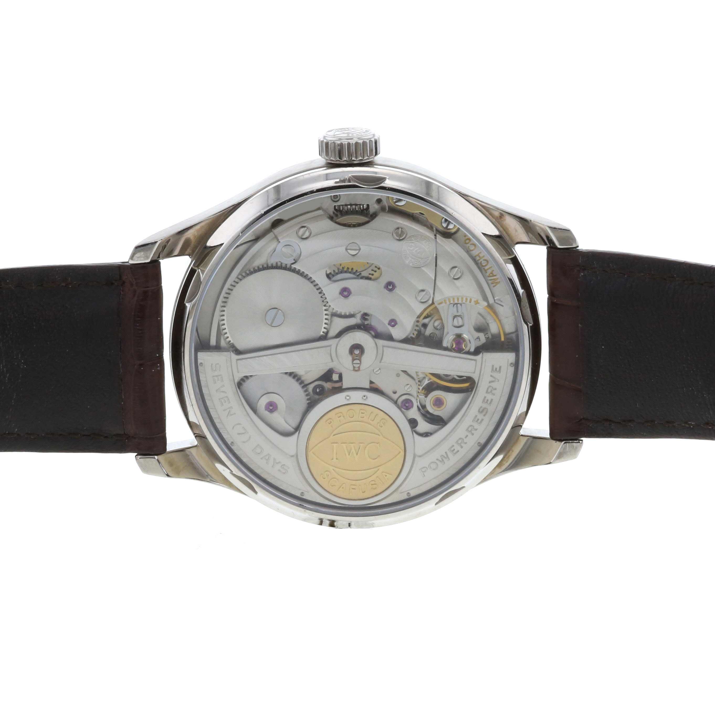 IWC Portuguese watch in white gold Circa 2007 - Detail D3