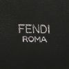 Bolso de mano Fendi Runaway en cuero negro y piel de pitón roja - Detail D4 thumbnail