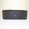 Fendi Runaway handbag in black leather and red python - Detail D5 thumbnail