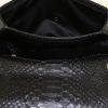 Bolso de mano Chanel Timeless Maxi Jumbo en piel de pitón negra - Detail D2 thumbnail