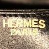 Borsa da spalla o a mano Hermes Kelly 32 cm in pelle box nera - Detail D4 thumbnail