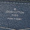 Louis Vuitton Organizer wallet in blue taiga leather - Detail D3 thumbnail