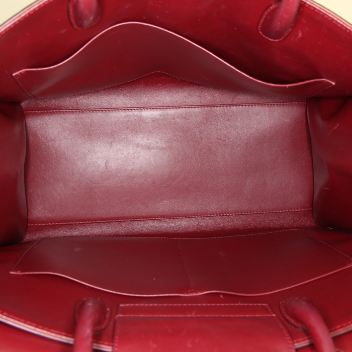Dior Diorever handbag in burgundy leather - Detail D3
