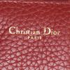 Bolso de mano Dior Diorever en cuero color burdeos - Detail D4 thumbnail