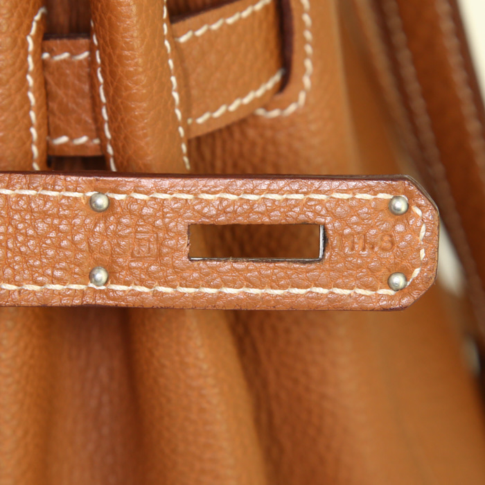 Borsa Hermes Kelly 35 cm in pelle togo gold - Detail D5
