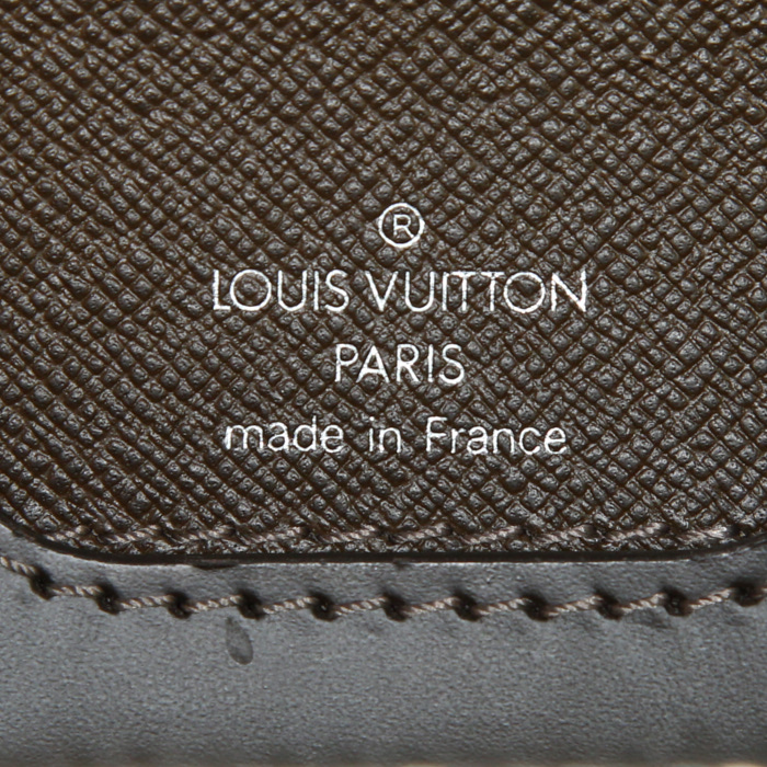 Porte-documents Louis Vuitton Robusto en cuir taiga marron - Detail D3