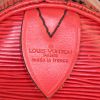 Louis Vuitton Keepall 45 travel bag in red epi leather - Detail D3 thumbnail