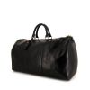 Bolsa de viaje Louis Vuitton Keepall 50 cm en cuero Epi negro - 00pp thumbnail