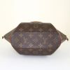 Bolso de mano Louis Vuitton Ellipse modelo pequeño en lona Monogram marrón y cuero natural - Detail D4 thumbnail