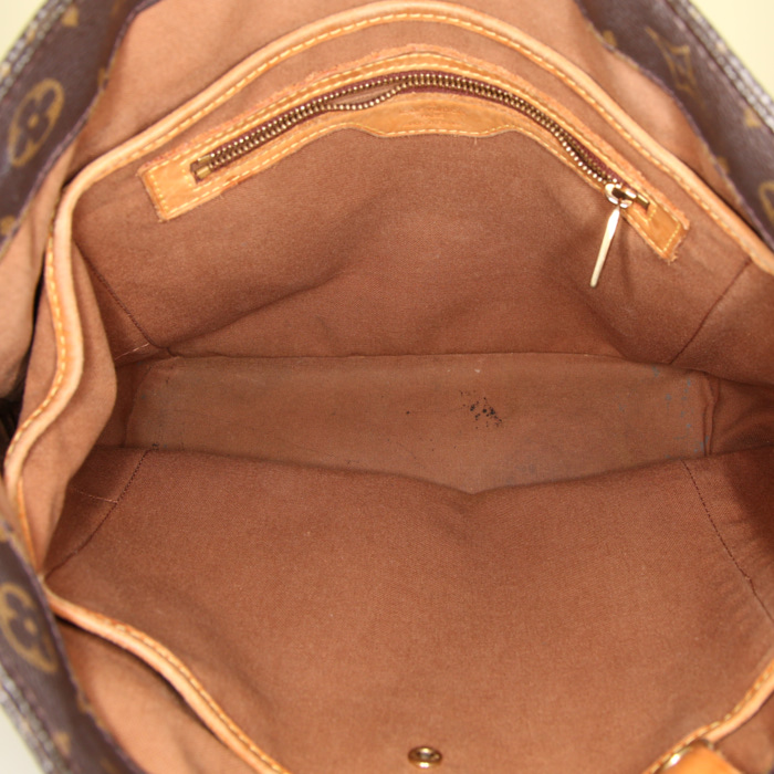 Bolso para llevar al hombro Louis Vuitton Vavin  modelo grande en lona Monogram y cuero natural - Detail D2