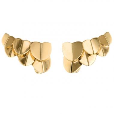 Fred Une île d'or earrings in yellow gold