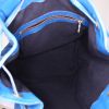 Shopping bag Louis Vuitton Noé modello grande in pelle Epi blu - Detail D2 thumbnail