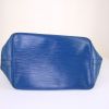 Shopping bag Louis Vuitton Noé modello grande in pelle Epi blu - Detail D4 thumbnail