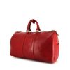 Borsa da viaggio Louis Vuitton Keepall 45 in pelle Epi rossa - 00pp thumbnail